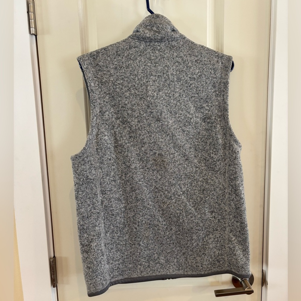 Patagonia Heather Gray Men's Vest - Picture 2 of 2